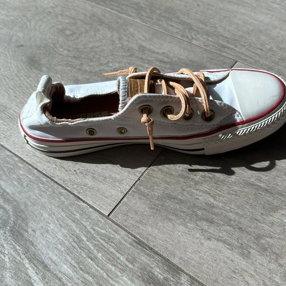 Converse Chuck Taylor All Star Shoreline Slip shoes - biscuit with tan laces - Picture 3 of 12